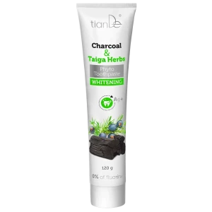 Pastă de dinți albire cu cărbune și ierburi din taiga, 120 g Thumbnail 2