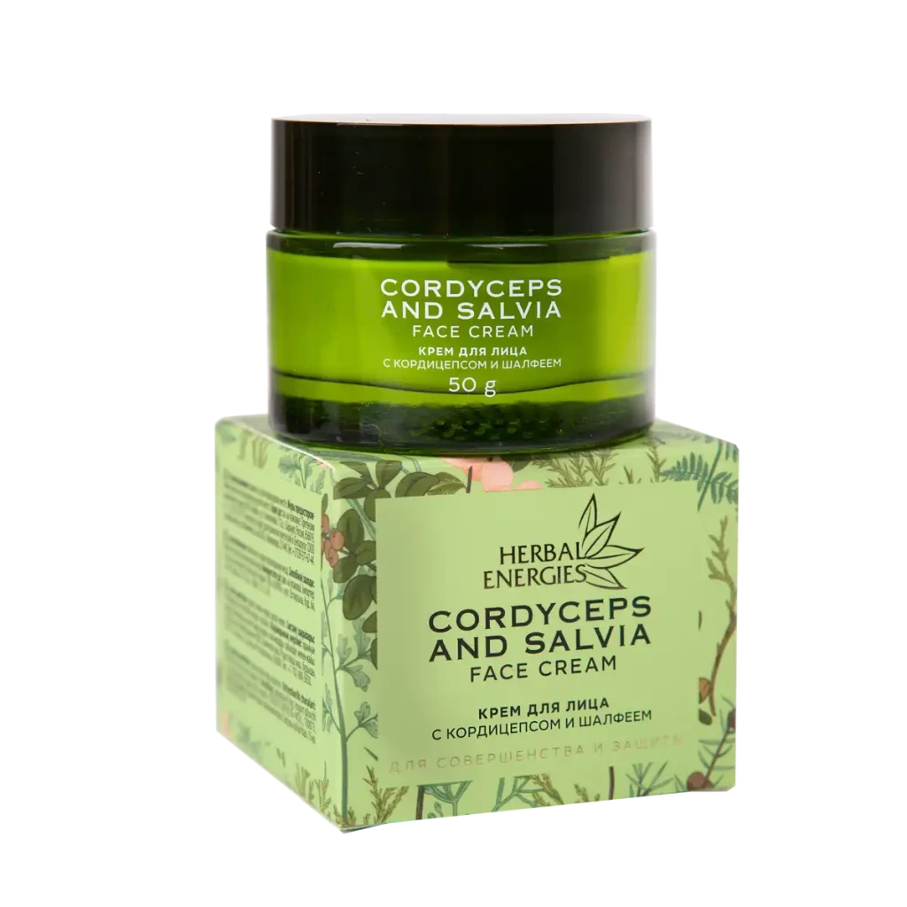 Cremă pentru față cu cordyceps și salvie, 50 g 3