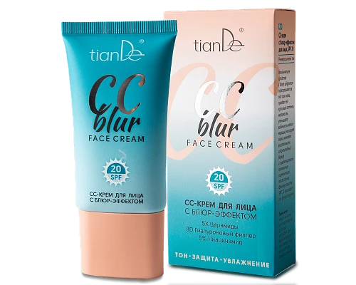Cc-cream cu efect blur pentru față, spf 20 3