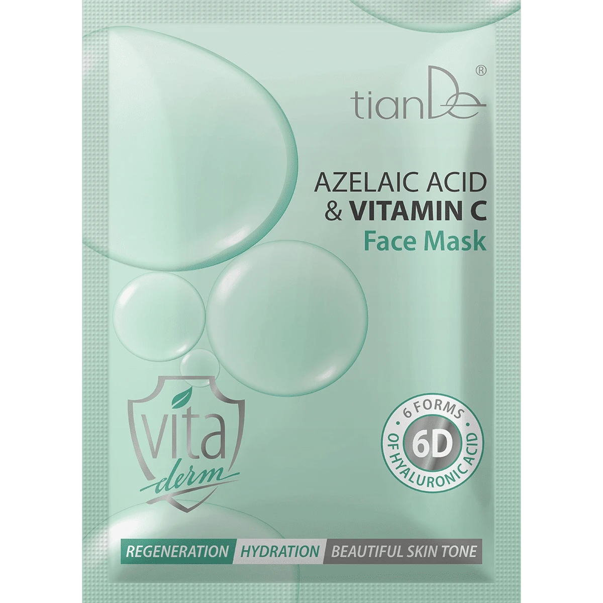 Mască pentru față cu acid azelaic și vitamina c, 1 buc 2
