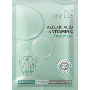Mască pentru față cu acid azelaic și vitamina c, 1 buc Thumbnail 2