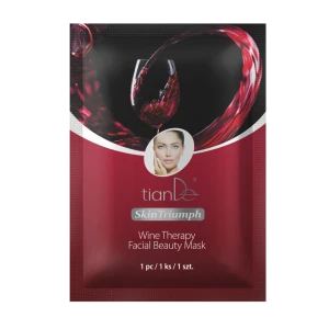 Mască de frumusețe pentru față „vinoterapie”, 1 buc.
