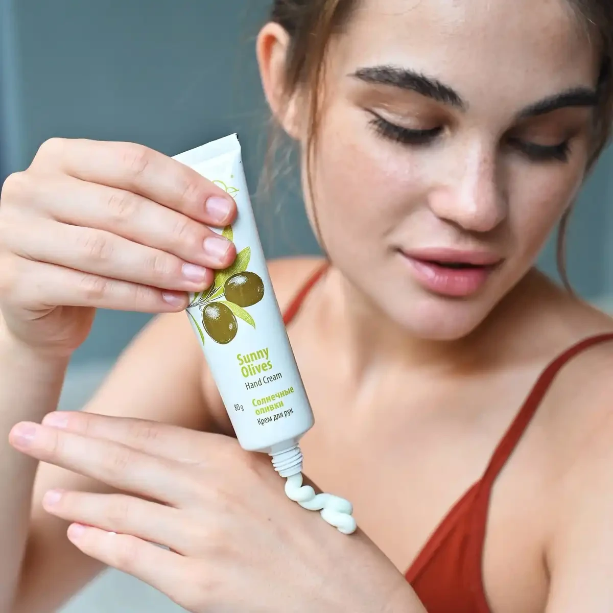Cremă pentru mâini „măsline solare”, 80 g 6