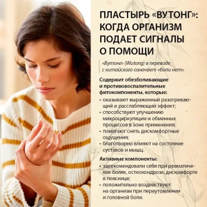 Фитопатч для тела косметический «wutong»   (5 шт.) Thumbnail 9