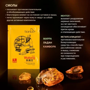 Фитопатч для тела косметический «wutong»   (5 шт.) Thumbnail 4