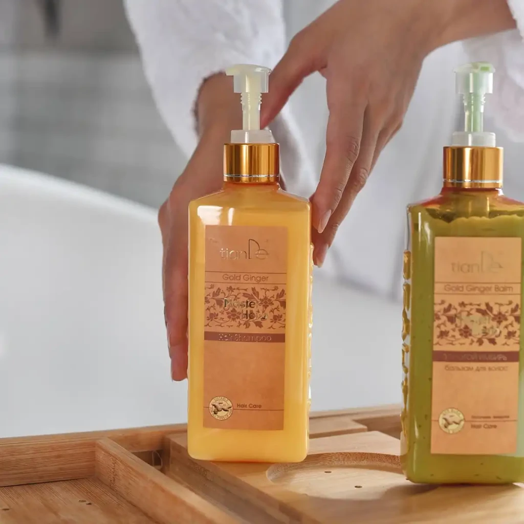 Șampon „ghimbir de aur”, 300 ml 9