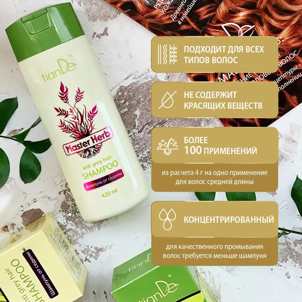 Șampon împotriva încărunțirii, 420 ml 6