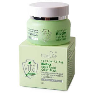 Cremă-mască regenerantă de noapte pentru față „biotici”