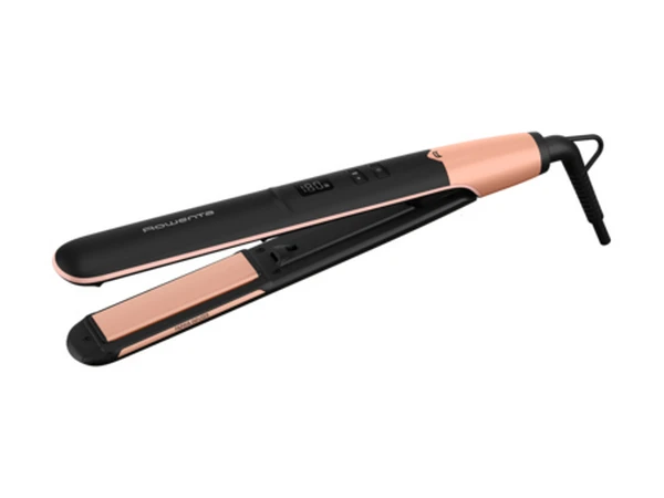 Выпрямитель для волос rowenta express shine papaya sf4620f0, чёрный 3