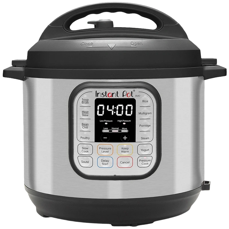 Мультиварка-скороварка instant pot duo 6, серебристый 4