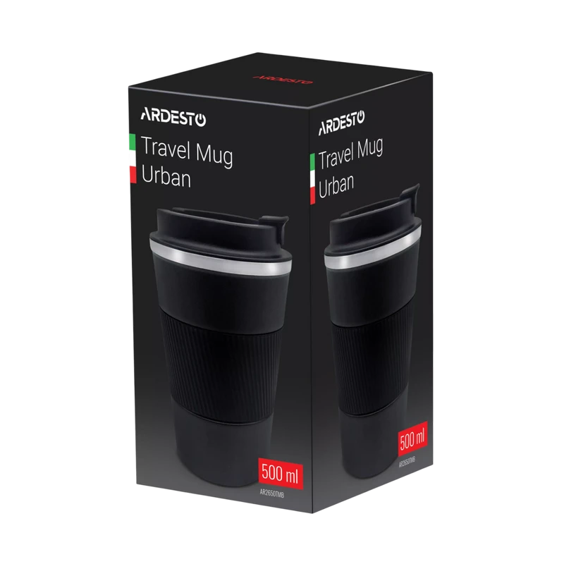 Cană termos ardesto ar2650tmb, 0,5l, negru 2