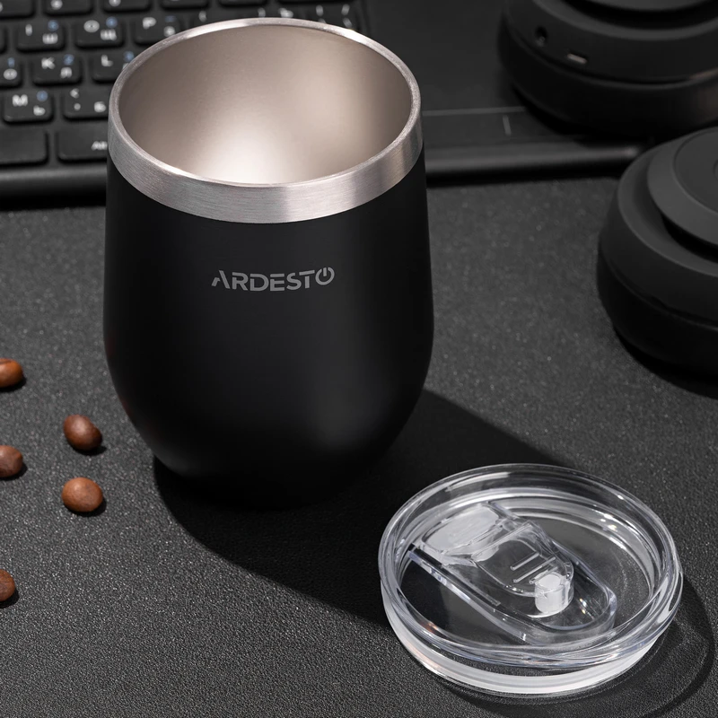 Термокружка ardesto ar2635mmb, 0,35л, чёрный 3