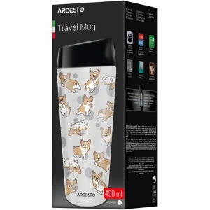 Cană termos ardesto ar2645cr, 0,45l, gri Thumbnail 3