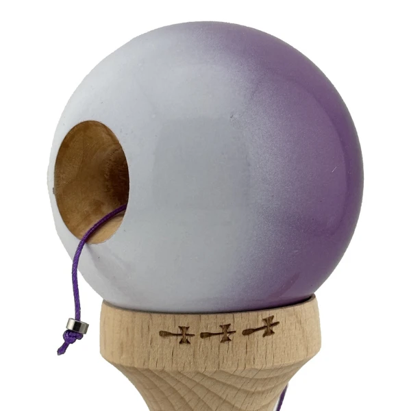 "kendama flippy x original", profesională, rulment metalic, ața 55 cm, ultra aderent, cupe mari, 7 х 6 х 18 cm, mov-alb 7