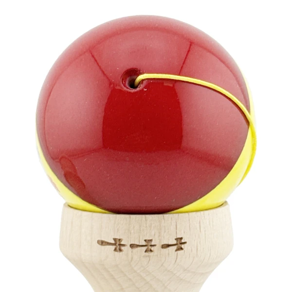 «kendama super sticky x original», profesională, rulment metalic, ața 62/65 cm, ultra aderent, king size 7.5 x 6 x 18 cm, stil romanesc 6