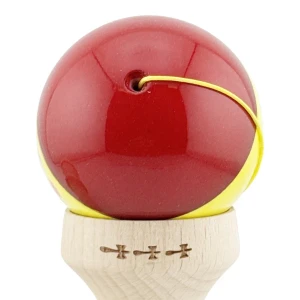 «kendama super sticky x original», profesională, rulment metalic, ața 62/65 cm, ultra aderent, king size 7.5 x 6 x 18 cm, stil romanesc Thumbnail 6