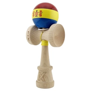 «kendama super sticky x original», profesională, rulment metalic, ața 62/65 cm, ultra aderent, king size 7.5 x 6 x 18 cm, stil romanesc Thumbnail 10
