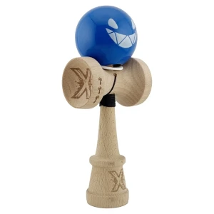 «kendama super sticky x original», rulment metalic, ața 62/65 cm, king size 7.5 x 6 x 18 cm, "crazy smile" Thumbnail 5