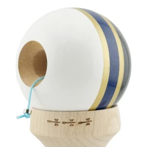 «kendama royal spike x original», profesională, rulment metalic, ața 62/65 cm, ultra aderent, king size 7.5 x 6 x 18 cm, inel albastru inchis Thumbnail 9