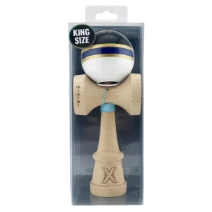 «kendama royal spike x original», profesională, rulment metalic, ața 62/65 cm, ultra aderent, king size 7.5 x 6 x 18 cm, inel albastru inchis Thumbnail 3