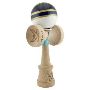 «kendama royal spike x original», profesională, rulment metalic, ața 62/65 cm, ultra aderent, king size 7.5 x 6 x 18 cm, inel albastru inchis Thumbnail 11