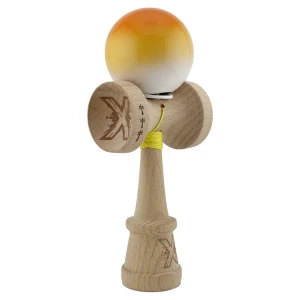«kendama super sticky x original», rulment metalic, ața 62/65 cm, king size 7.5 x 6 x 18 cm, „gradient portocaliu" Thumbnail 6