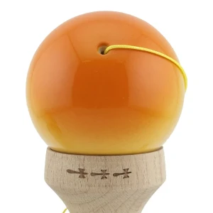 «kendama super sticky x original», rulment metalic, ața 62/65 cm, king size 7.5 x 6 x 18 cm, „gradient portocaliu" Thumbnail 10