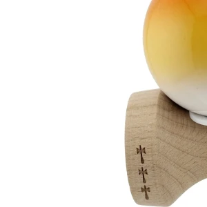 «kendama super sticky x original», rulment metalic, ața 62/65 cm, king size 7.5 x 6 x 18 cm, „gradient portocaliu" Thumbnail 12