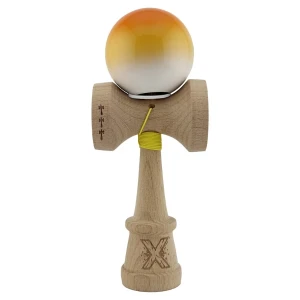 «kendama super sticky x original», rulment metalic, ața 62/65 cm, king size 7.5 x 6 x 18 cm, „gradient portocaliu" Thumbnail 4