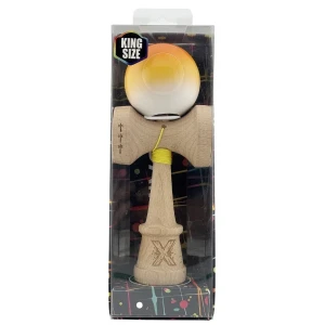 «kendama super sticky x original», rulment metalic, ața 62/65 cm, king size 7.5 x 6 x 18 cm, „gradient portocaliu" Thumbnail 3