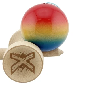 «kendama super sticky x original», rulment metalic, ața 62/65 cm, king size 7.5 x 6 x 18 cm, „gradient" Thumbnail 8