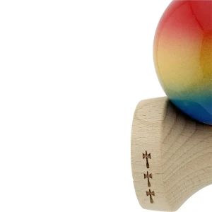 «kendama super sticky x original», rulment metalic, ața 62/65 cm, king size 7.5 x 6 x 18 cm, „gradient" Thumbnail 11