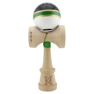 «kendama royal spike x original», profesională, rulment metalic, ața 62/65 cm, ultra aderent, king size 7.5 x 6 x 18 cm, inel verde Thumbnail 2