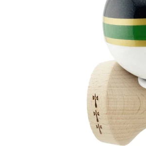 «kendama royal spike x original», profesională, rulment metalic, ața 62/65 cm, ultra aderent, king size 7.5 x 6 x 18 cm, inel verde Thumbnail 8