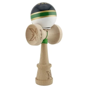 «kendama royal spike x original», profesională, rulment metalic, ața 62/65 cm, ultra aderent, king size 7.5 x 6 x 18 cm, inel verde Thumbnail 11
