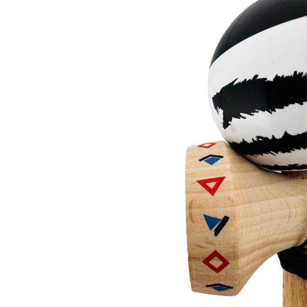 «kendama super sticky x original», rulment metalic, ața 62/65 cm, king size 7.5 x 6 x 18 cm, „dragon" 10