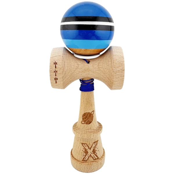 «kendama super sticky x original», rulment metalic, ața 62/65 cm, king size 7.5 x 6 x 18 cm, „saturn" 2
