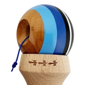 «kendama super sticky x original», rulment metalic, ața 62/65 cm, king size 7.5 x 6 x 18 cm, „saturn" Thumbnail 7