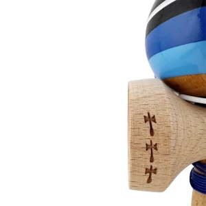 «kendama super sticky x original», rulment metalic, ața 62/65 cm, king size 7.5 x 6 x 18 cm, „saturn" Thumbnail 8