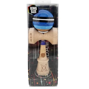 «kendama super sticky x original», rulment metalic, ața 62/65 cm, king size 7.5 x 6 x 18 cm, „saturn" Thumbnail 3