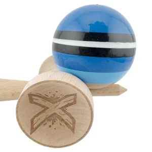 «kendama super sticky x original», rulment metalic, ața 62/65 cm, king size 7.5 x 6 x 18 cm, „saturn" Thumbnail 9