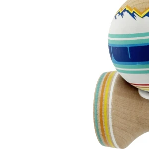«kendama super sticky x original», rulment metalic, ața 62/65 cm, king size 7.5 x 6 x 18 cm, „munți" Thumbnail 9
