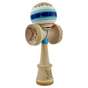 «kendama super sticky x original», rulment metalic, ața 62/65 cm, king size 7.5 x 6 x 18 cm, „munți" Thumbnail 5