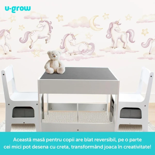 Setul 2 scaune și măsuță "u-grow" 7