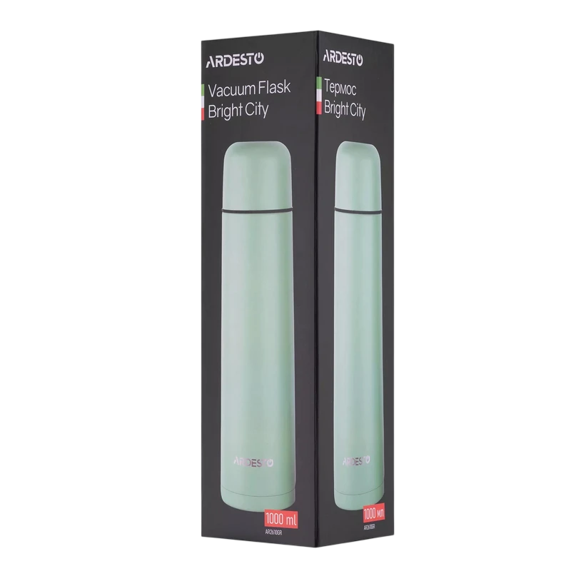 Термос ardesto ar2610gr, 1л, зелёный 4