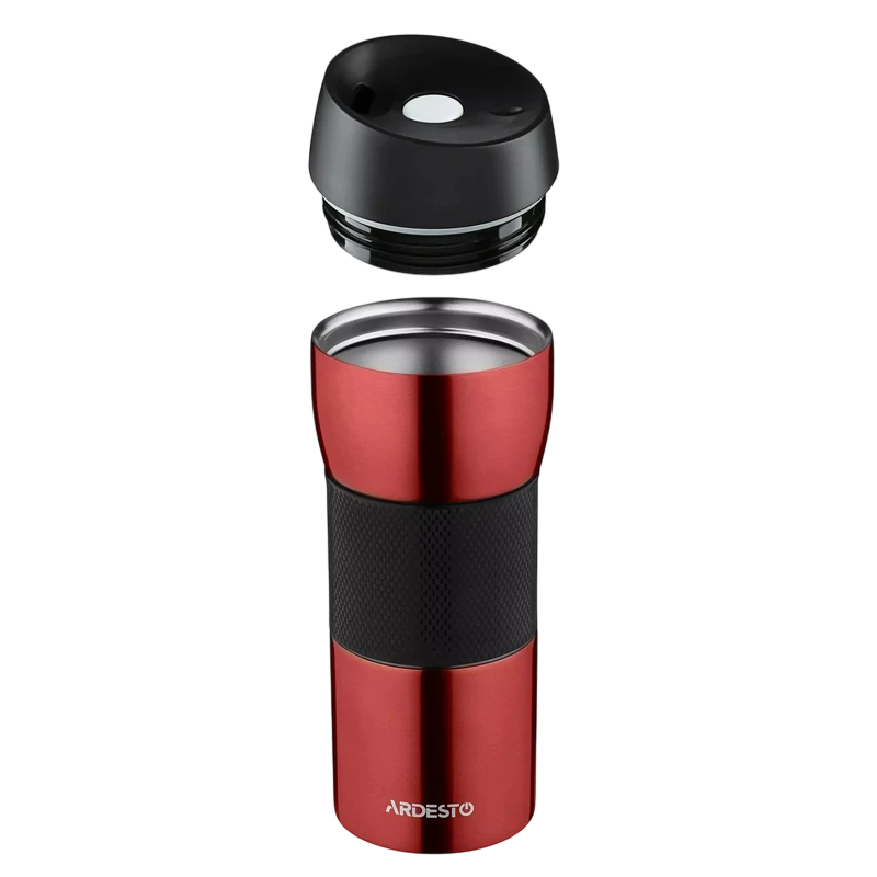 Термокружка ardesto ar2645str, 0,45л, красный 2