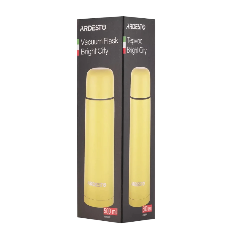 Термос ardesto ar2650yl, 0,5л, жёлтый 5