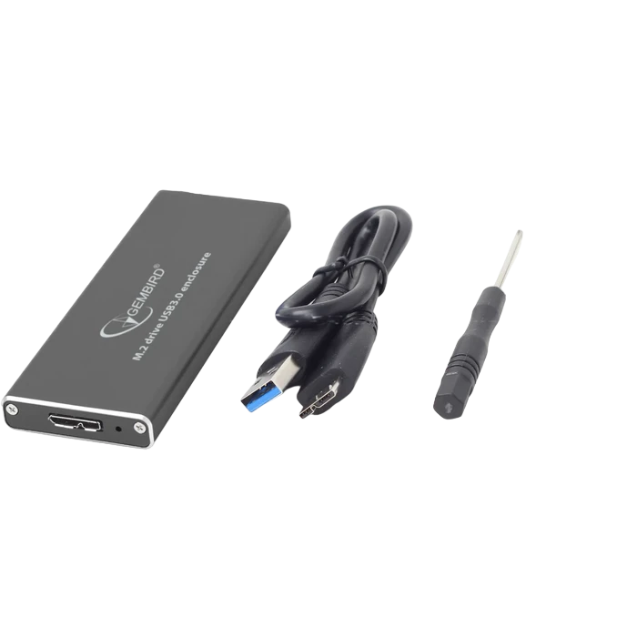 Портативный корпус для ssd gembird ee2280-u3c-01, серый 4