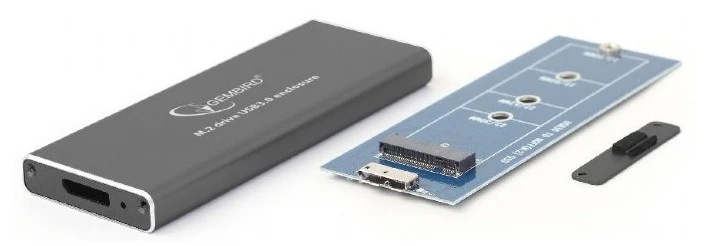 Портативный корпус для ssd gembird ee2280-u3c-01, серый 7