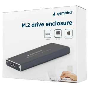 Портативный корпус для ssd gembird ee2280-u3c-01, серый Thumbnail 6